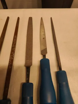 Lote de limas y escofinas Bellota nuevas