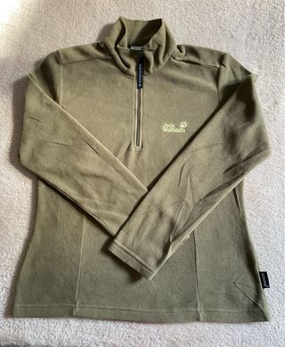 Jersey polar Jack Wolfskin verde oliva