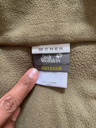 Jersey polar Jack Wolfskin verde oliva