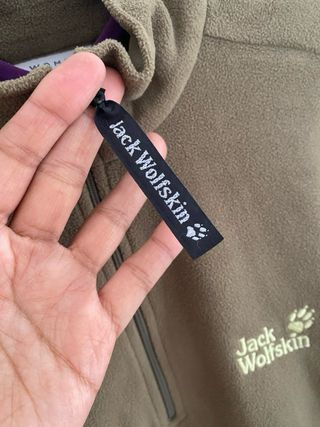 Jersey polar Jack Wolfskin verde oliva