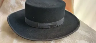 Sombrero Cordobés Negro. Marca Conde Bord . 55cm