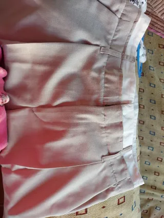 Pantalón de traje beige