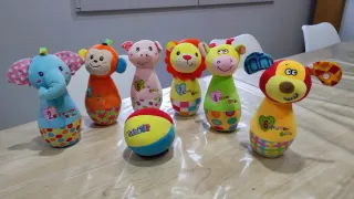 Juego Bolos Infantiles Animales Bebé