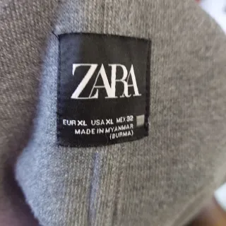 Abrigo gris Zara
