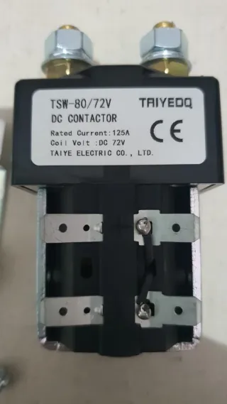 Contactor DC TSW-80 72V 72A | Relé NO 125A Alta Po
