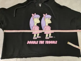 Sudadera Corta Simpsons Bershka Talla M