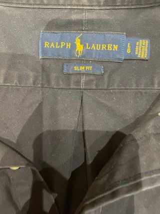 Lote Camisa Ralph Lauren y Polo Lacoste Azul L