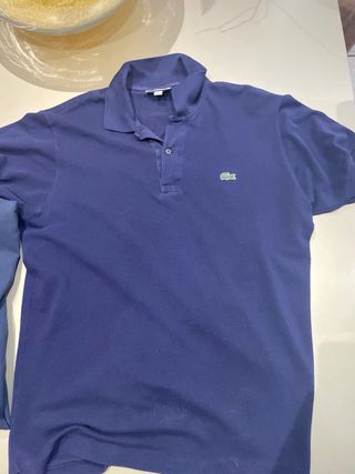 Lote Camisa Ralph Lauren y Polo Lacoste Azul L