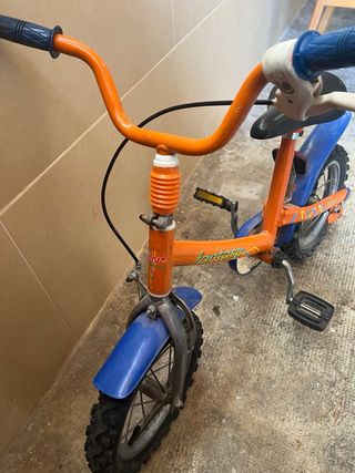 Bicicleta Infantil Naranja Fantasy