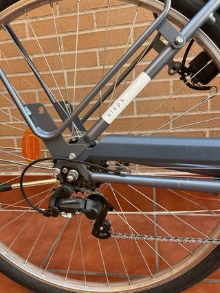 Bicicleta Paseo Btwin Gris