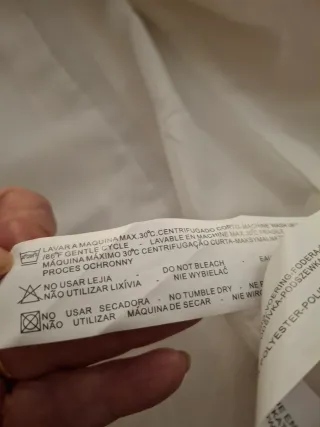 Chaqueta sin estrenar Zara Basic Blanca Talla M