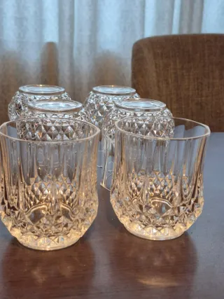 Conjunto Copos Cristal D'Arques