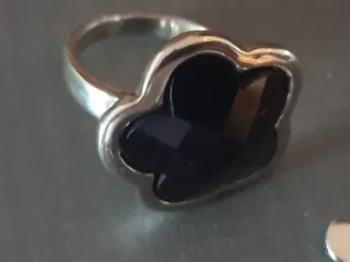 Pulsera Plata 925 Corazón Blanco y Negro