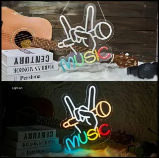 Lampada Neon LED "MUSIC"