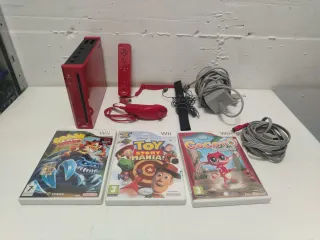 Nintendo Wii Rossa + Giochi e Accessori
