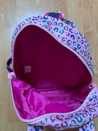 Bolso/Mochila Lola Casademunt rosa con corazón