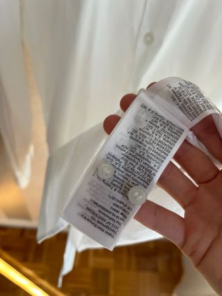 Camisa de vestir Calvin Klein blanca (1 SOLO USO)