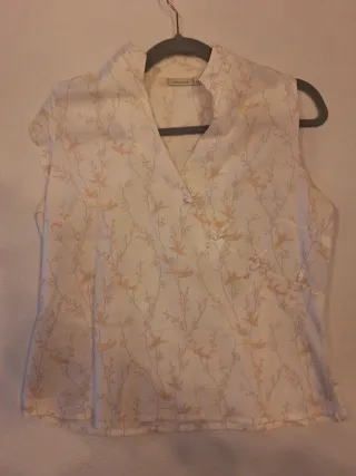 Camiseta sin mangas Trucco estampado pájaros