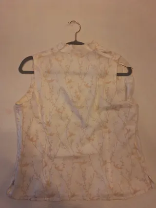 Camiseta sin mangas Trucco estampado pájaros