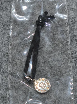 Colgante Tous Plata y Cordón Negro