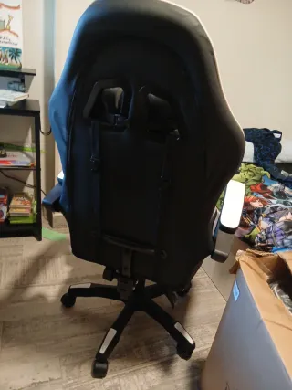 Silla Gaming Reclinable con Reposapiés, s