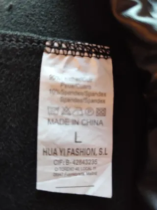 Pantalones negros cuero sintético