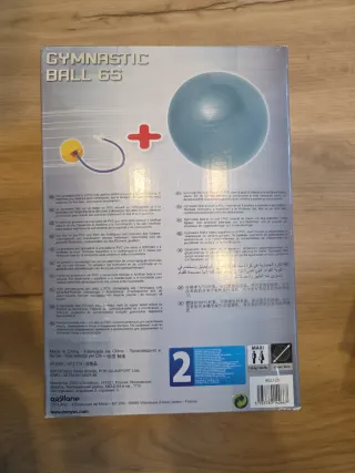 Pelota Gimnasia PVC Azul 65cm