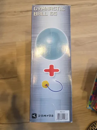 Pelota Gimnasia PVC Azul 65cm