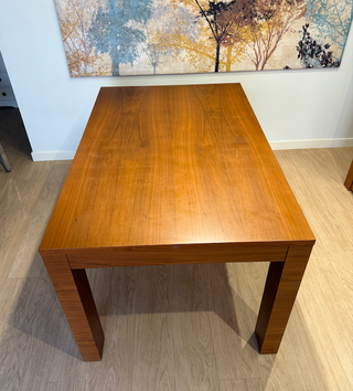 Mesa de comedor extensible madera 140x90cm