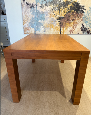 Mesa de comedor extensible madera 140x90cm