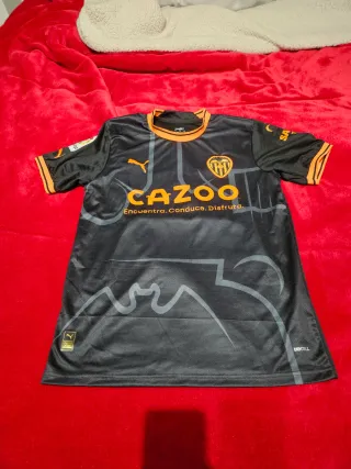 Camiseta Valencia CF Puma Talla M Negra