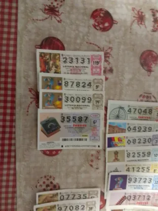 Lote 29 décimos Lotería Nacional