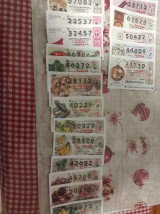 Lote 29 décimos Lotería Nacional