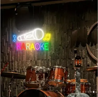 Lampada Neon LED "KARAOKE" Multicolor