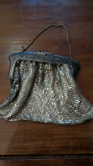 Bolso de mano malla metálica