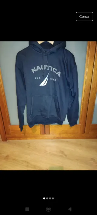 Sudadera Nautica Azul Talla M