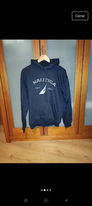 Sudadera Nautica Azul Talla M