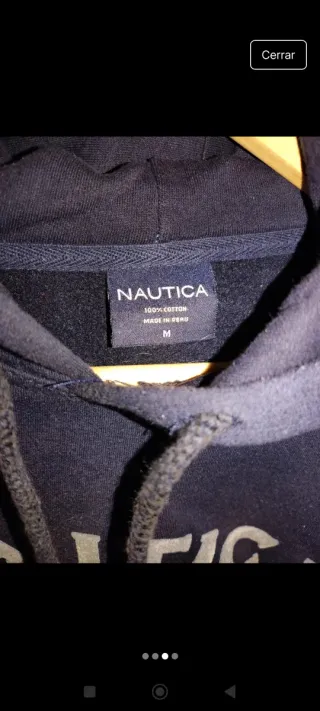 Sudadera Nautica Azul Talla M