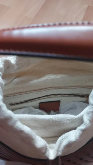 Bolso Zara  Marrón y Beige