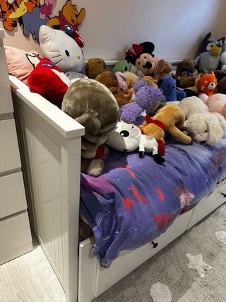 Diván Cama Nido Ikea Hemnes Blanco+ colchones