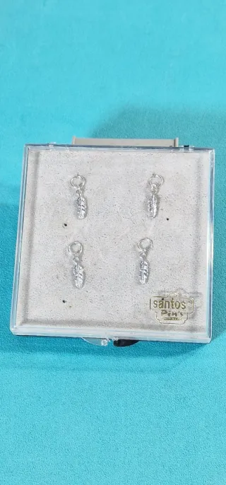 Pendientes de Plata 925, "Pluma de ave" (2 gr)