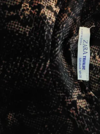 Vestido Zara Trafaluc estampado