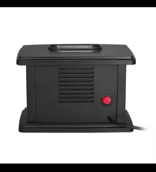 Chimenea eléctrica negra