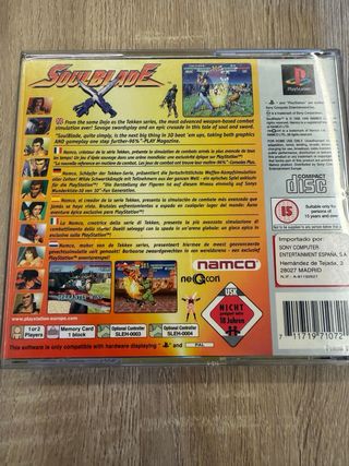 Soul Blade PS1 PAL