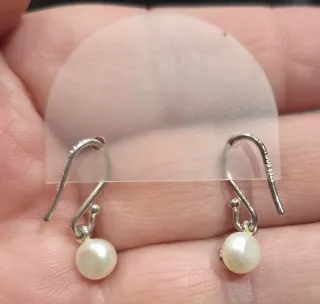 Pendientes Tous Oso Perla Plata