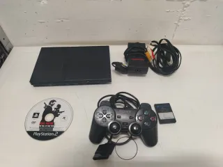 PlayStation 2 PS2 Nera + Gioco Max Payne