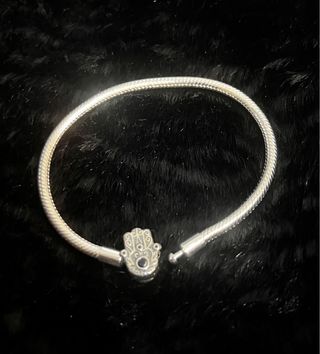 Pulsera plata mano de Fátima