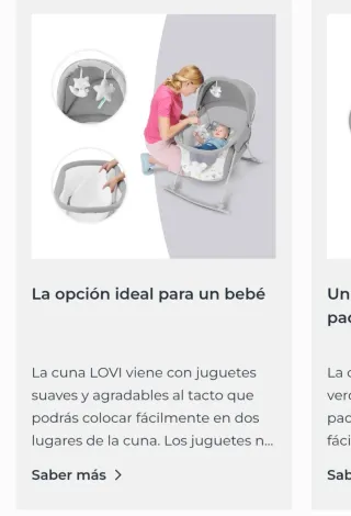 Cuna de viaje Kinderkraft Lovi Gris