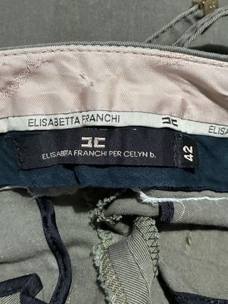 Pantaloni Elisabetta Franchi per Celine b.