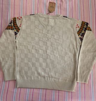 Rock & Revival Suéter Punto Beige Multicolor